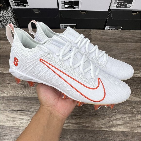 Nike Alpha Huarache 7 Low Syracuse Orange Team Issue Lacrosse BV0862-110 Mens 12 - Picture 1 of 9